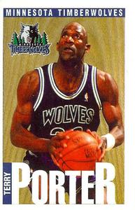 1996-97 Panini Stickers #180 Terry Porter Front