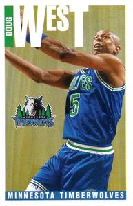 1996-97 Panini Stickers #182 Doug West Front