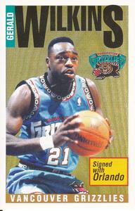 1996-97 Panini Stickers #209 Gerald Wilkins Front