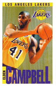 1996-97 Panini Stickers #228 Elden Campbell Front
