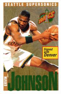 1996-97 Panini Stickers #266 Ervin Johnson Front