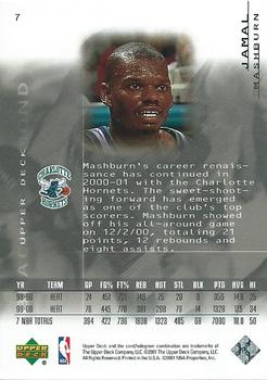 2000-01 Upper Deck Black Diamond #7 Jamal Mashburn Back