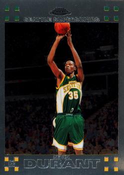 2007-08 Topps Chrome #131 Kevin Durant Front