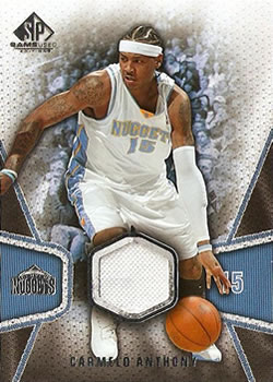 2007-08 SP Game Used #108 Carmelo Anthony Front
