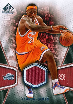 2007-08 SP Game Used #126 LeBron James Front