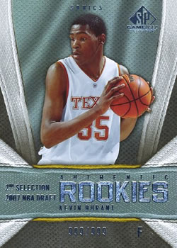 2007-08 SP Game Used #142 Kevin Durant Front