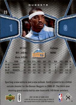 2007-08 SP Game Used #23 J.R. Smith Back