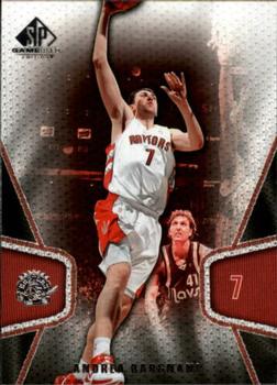 2007-08 SP Game Used #93 Andrea Bargnani Front