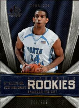 2007-08 SP Game Used #148 Brandan Wright Front