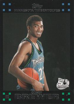 2007-08 Topps #117 Corey Brewer Front