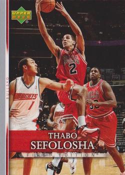 2007-08 Upper Deck First Edition #117 Thabo Sefolosha Front