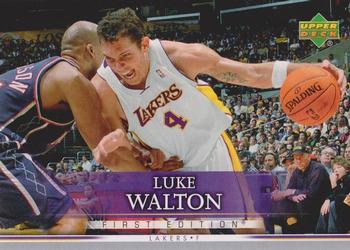 2007-08 Upper Deck First Edition #46 Luke Walton Front