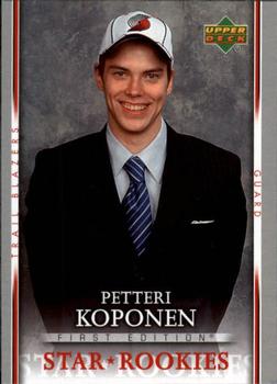 2007-08 Upper Deck First Edition #228 Petteri Koponen Front