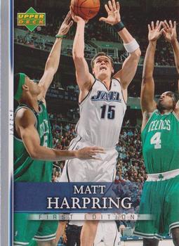 2007-08 Upper Deck First Edition #81 Matt Harpring Front