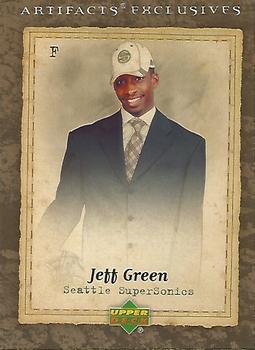 2007-08 Upper Deck Artifacts #214 Jeff Green Front
