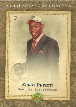 2007-08 Upper Deck Artifacts #215 Kevin Durant Front