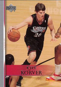 2007-08 Upper Deck #105 Kyle Korver Front