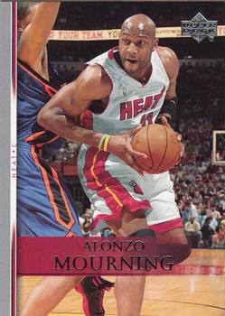 2007-08 Upper Deck #154 Alonzo Mourning Front