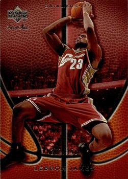 2007-08 Upper Deck Sweet Shot #16 LeBron James Front