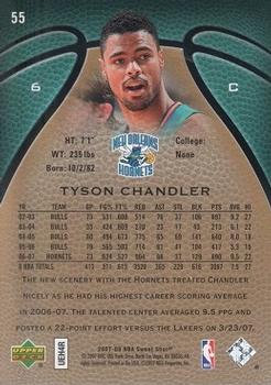 2007-08 Upper Deck Sweet Shot #55 Tyson Chandler Back