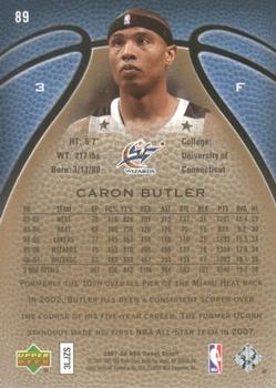 2007-08 Upper Deck Sweet Shot #89 Caron Butler Back