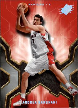 2007-08 SPx #9 Andrea Bargnani Front
