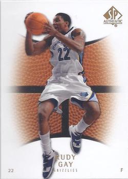 2007-08 SP Authentic #13 Rudy Gay Front