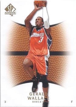 2007-08 SP Authentic #25 Gerald Wallace Front