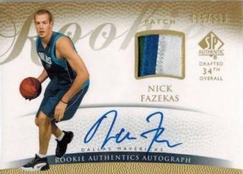2007-08 SP Authentic #139 Nick Fazekas Front