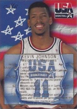 1994-95 Flair USA - Kevin Johnson Update #M6 Kevin Johnson Back