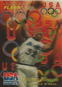 1996 Fleer USA #26 Shaquille O'Neal Front
