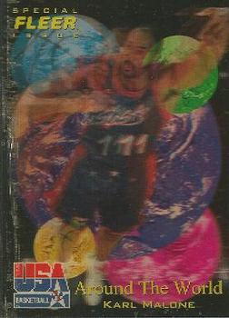 1996 Fleer USA #43 Karl Malone Front
