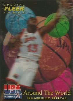 1996 Fleer USA #46 Shaquille O'Neal Front