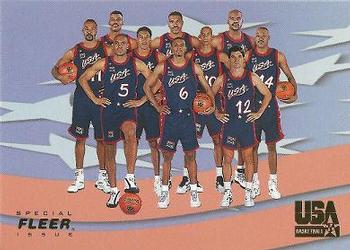 1996 Fleer USA #51 USA Basketball Checklist: 1-30 Front