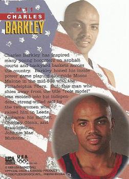 1996 Fleer USA - Wrapper Exchange #M11 Charles Barkley Back