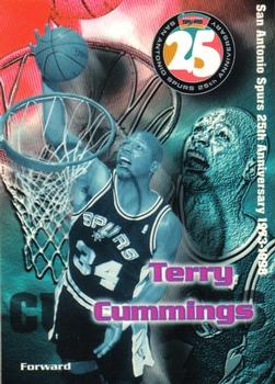 1998 San Antonio Spurs 25th Anniversary Team #25-05 Terry Cummings Front