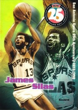1998 San Antonio Spurs 25th Anniversary Team #25-06 James Silas Front