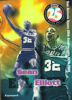 1998 San Antonio Spurs 25th Anniversary Team #25-08 Sean Elliott Front