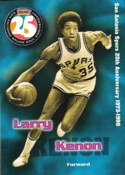 1998 San Antonio Spurs 25th Anniversary Team #25-11 Larry Kenon Front
