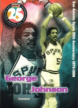1998 San Antonio Spurs 25th Anniversary Team #25-19 George T. Johnson Front