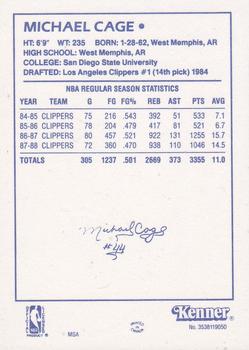 1988 Kenner Starting Lineup Cards #3538119050 Michael Cage Back