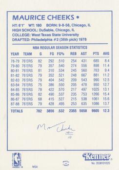1988 Kenner Starting Lineup Cards #3538101020 Maurice Cheeks Back