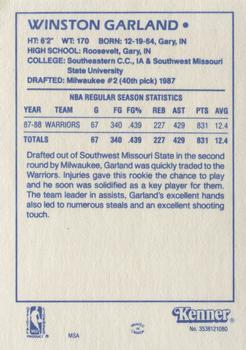 1988 Kenner Starting Lineup Cards #3538121080 Winston Garland Back