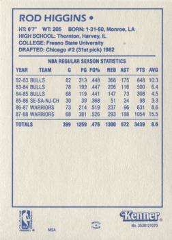1988 Kenner Starting Lineup Cards #3538121070 Rod Higgins Back