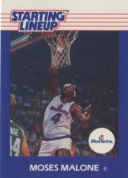 1988 Kenner Starting Lineup Cards #3538103010 Moses Malone Front