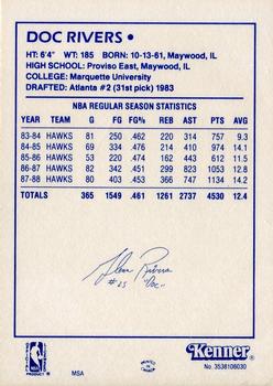 1988 Kenner Starting Lineup Cards #3538106030 Doc Rivers Back