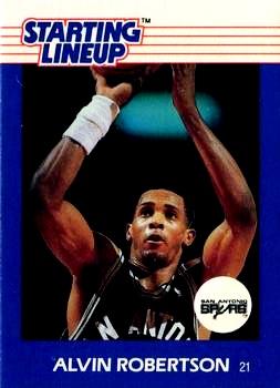 1988 Kenner Starting Lineup Cards #3538116010 Alvin Robertson Front