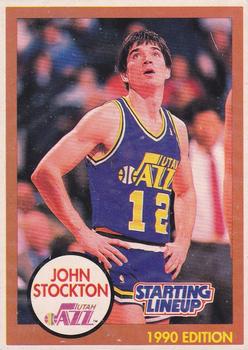 1990 Kenner Starting Lineup Cards #5140109090 John Stockton Front