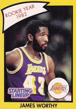 1990 Kenner Starting Lineup Cards #5140506020 James Worthy Front