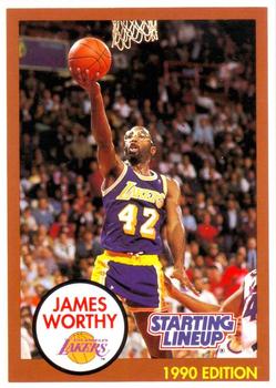 1990 Kenner Starting Lineup Cards #5140106020 James Worthy Front